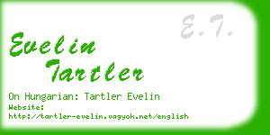 evelin tartler business card